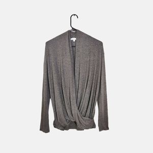 ⭐DownEast | Women's Wrap Sweater in Dark Tan